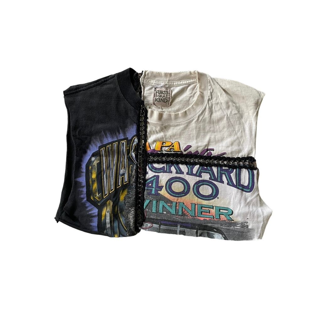 custom furst of a kind crop top